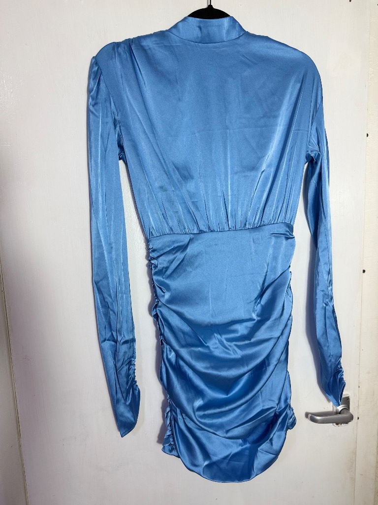 NEW Rare London Satin Bodycon Dress – Size 8 – RRP £59