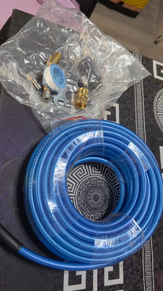 NEW High Pressure Washer Hose 40MPa / 5800 PSI + Brass Connectors Set