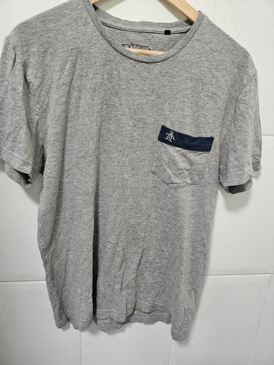 Original Penguin by Munsingwear Grey Pocket T-Shirt