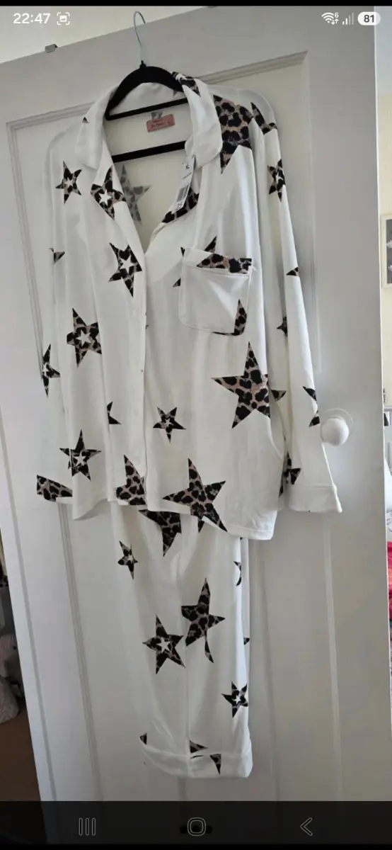 Leopard print pj,s size xl