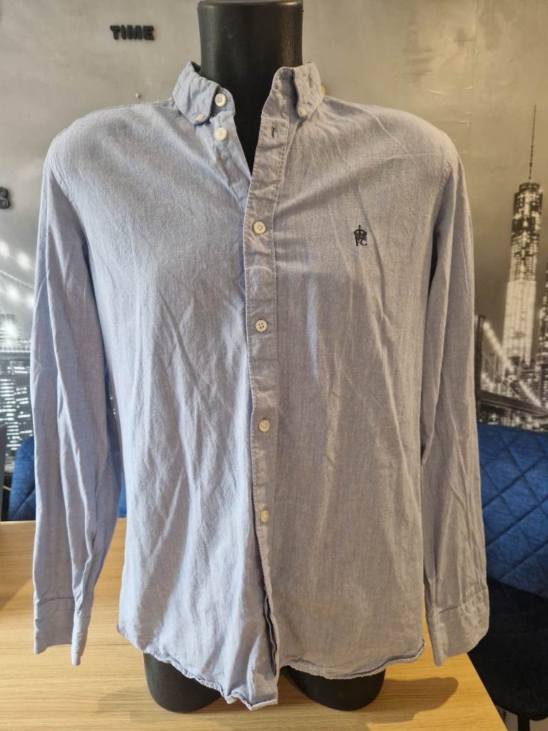 French Connection Mens Long Sleeved Shirt                                          113