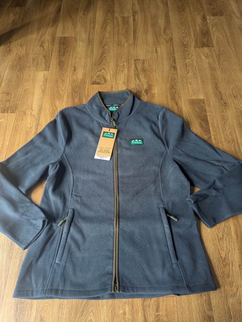Ridgeline lightweight fleece jacket womens blue size 16