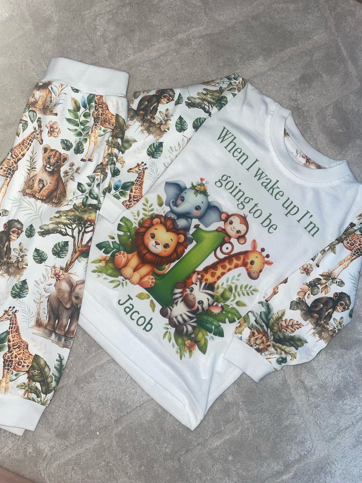 Birthday pjs