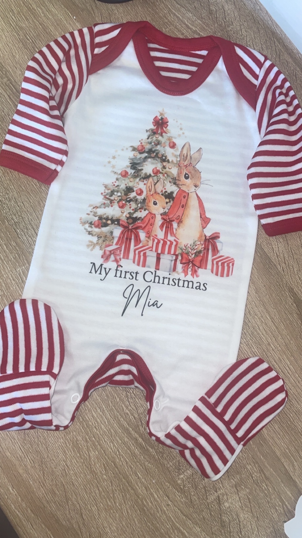 Personalised christmas pjs