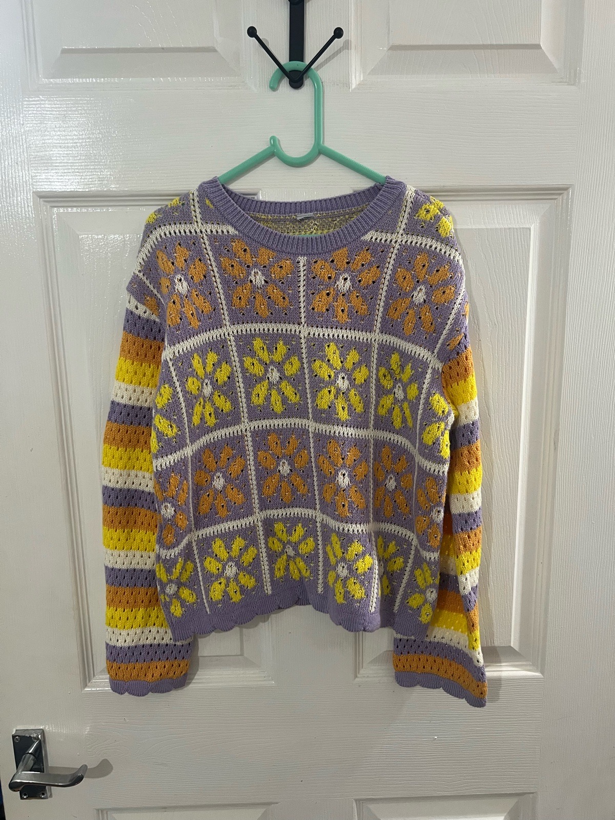 Girls crochet jumper size 10 years.