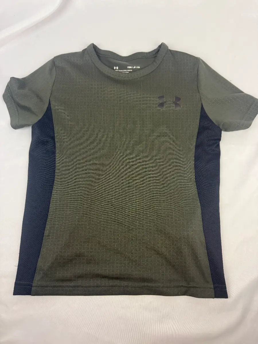 Under Armour HeatGear Kids Sports T-Shirt YSM (128) Khaki Green