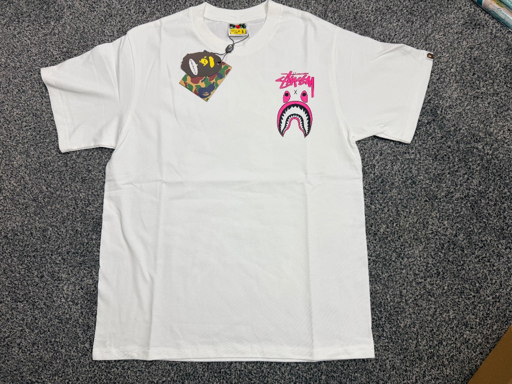 Bape x Stüssy T-Shirt - Size S - Brand New