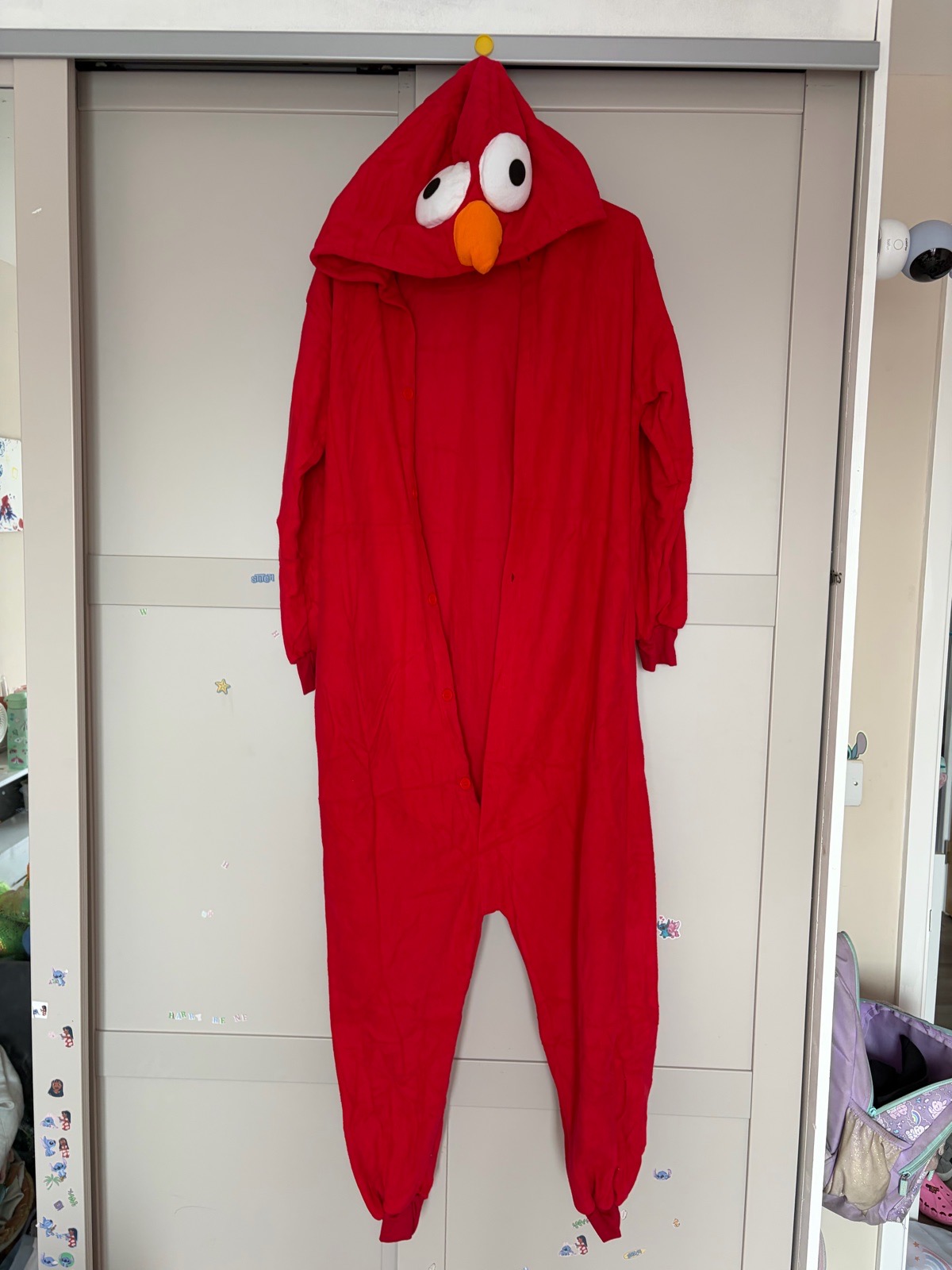 Elmo Onesie Fancy Dress Costume Hoody Pyjama Sleep wear  Family clothes