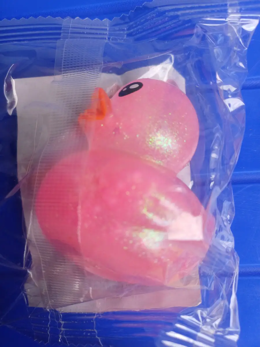 Small squishy  glitter duck
