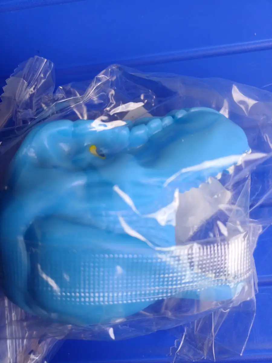 Orbi filled dinosaur head