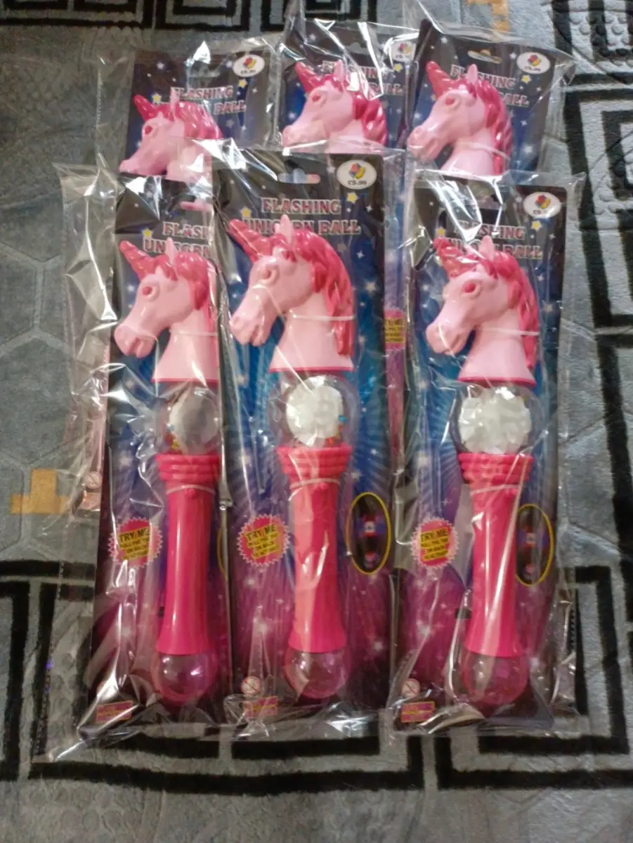Light up unicorn wands