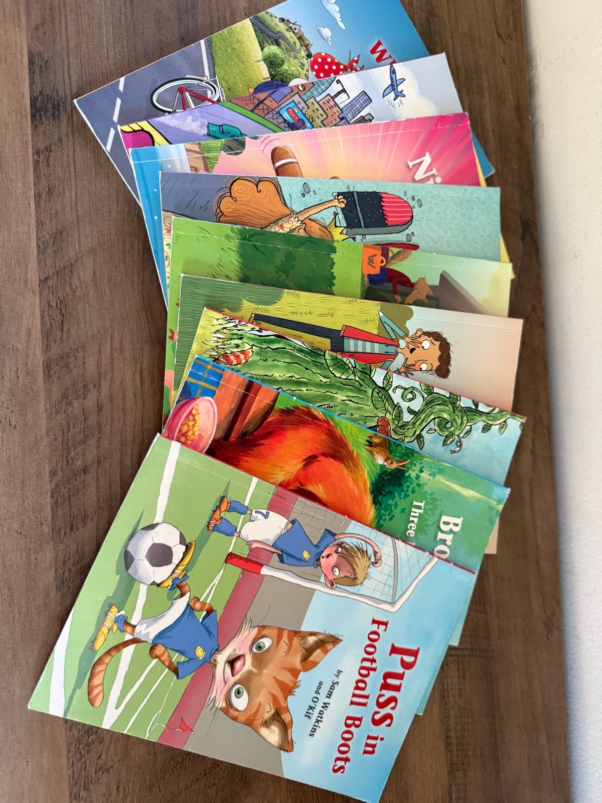 Set of 9 Books.