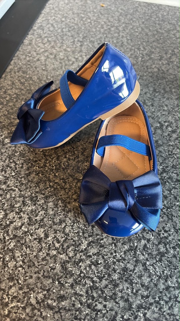 Blue shoes