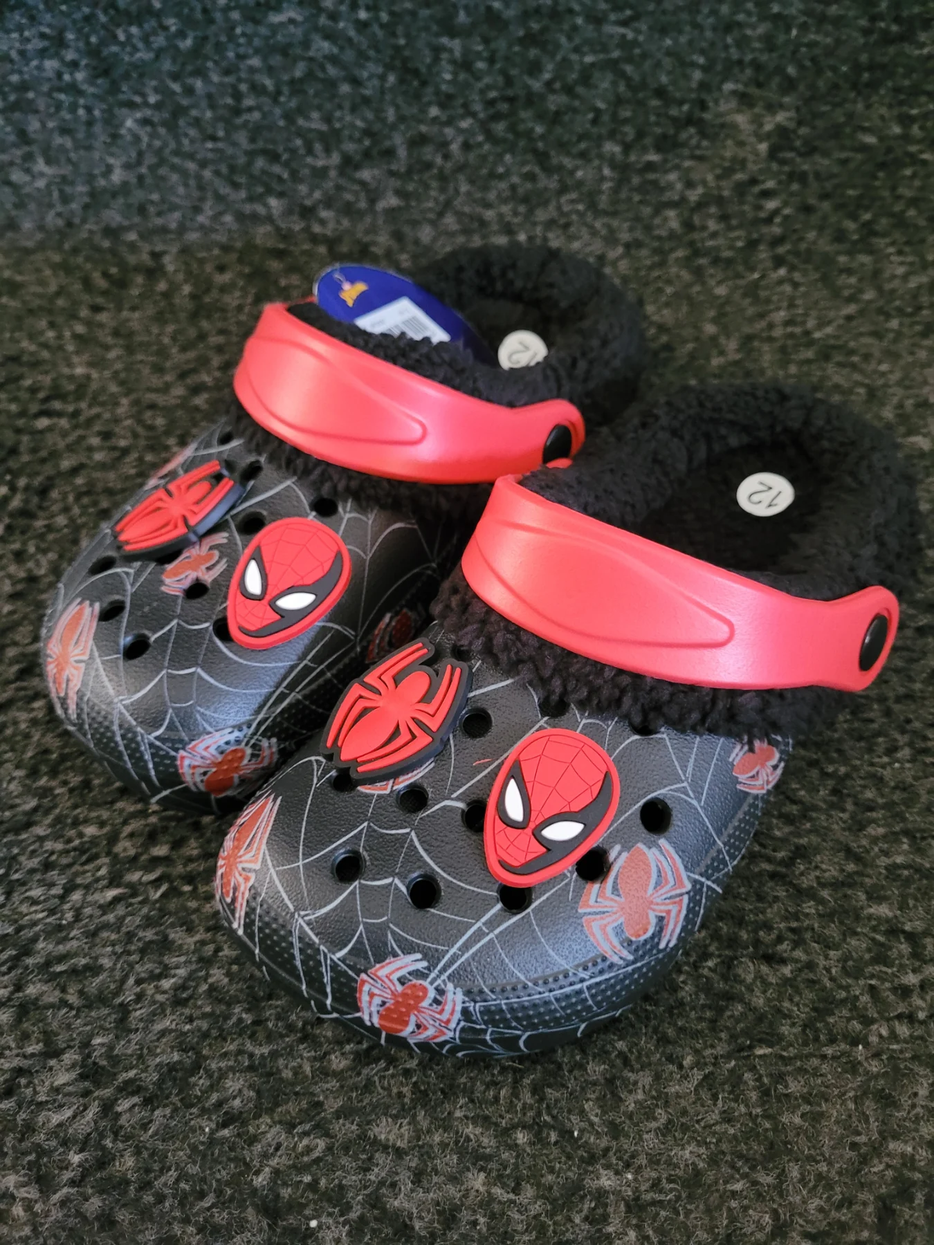 New sealed fur lined clogs size UK 12. So soft and fluffy!