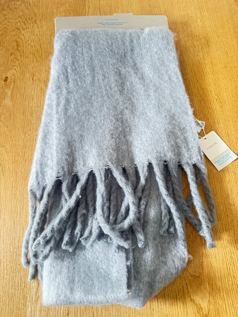Oversized Grey Scarf