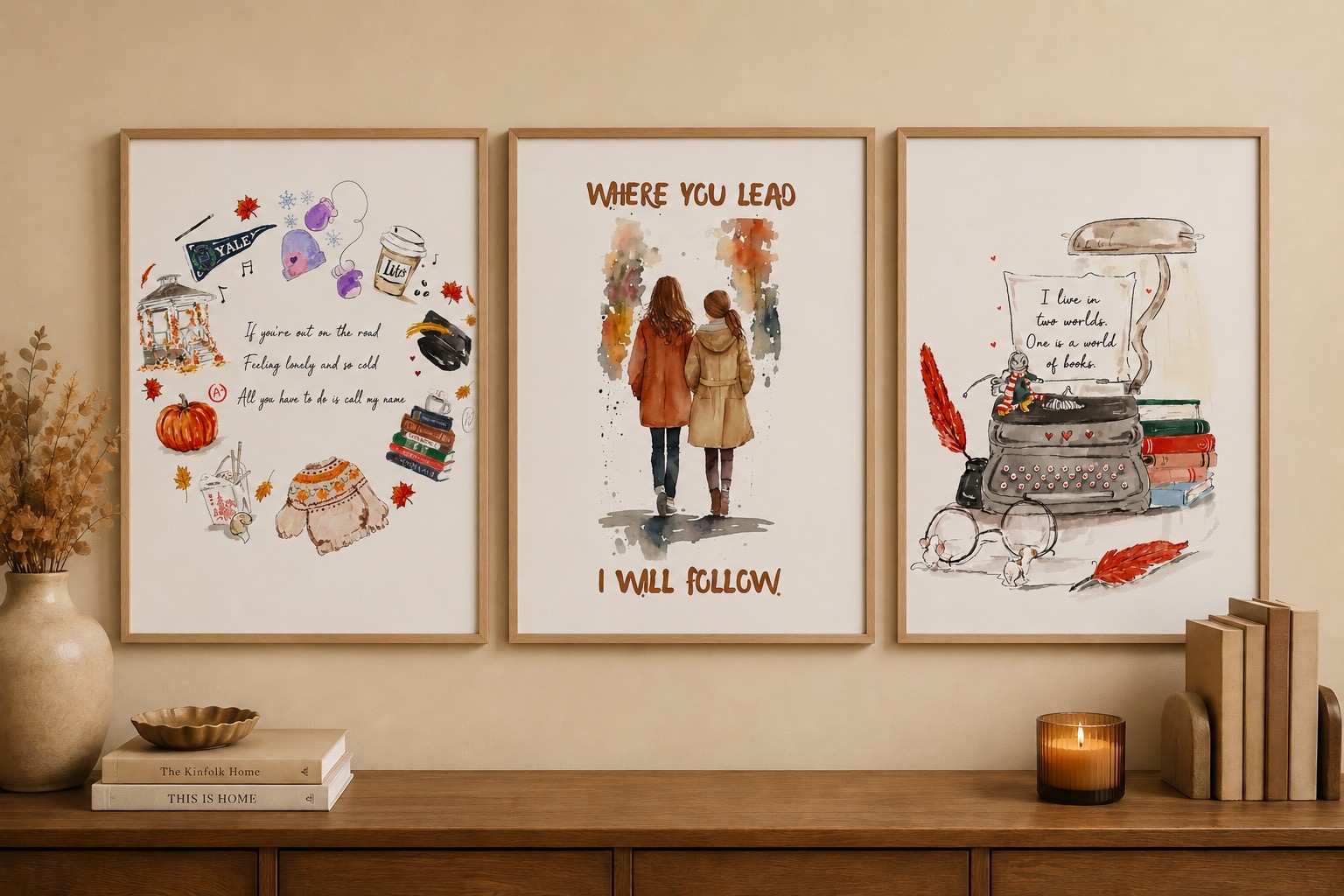 3X Gilmore girls A4 prints