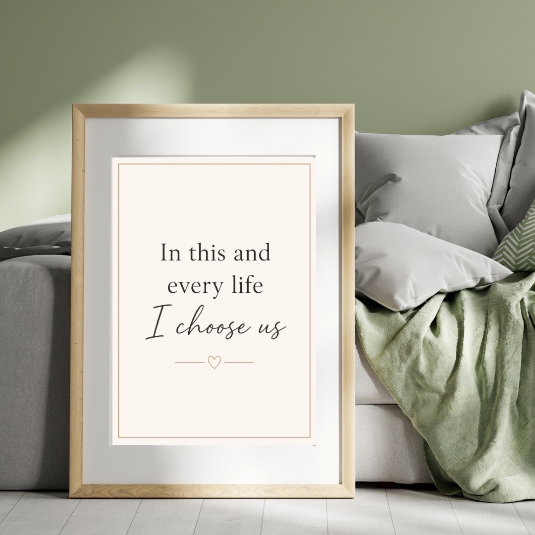 A4 in this life print