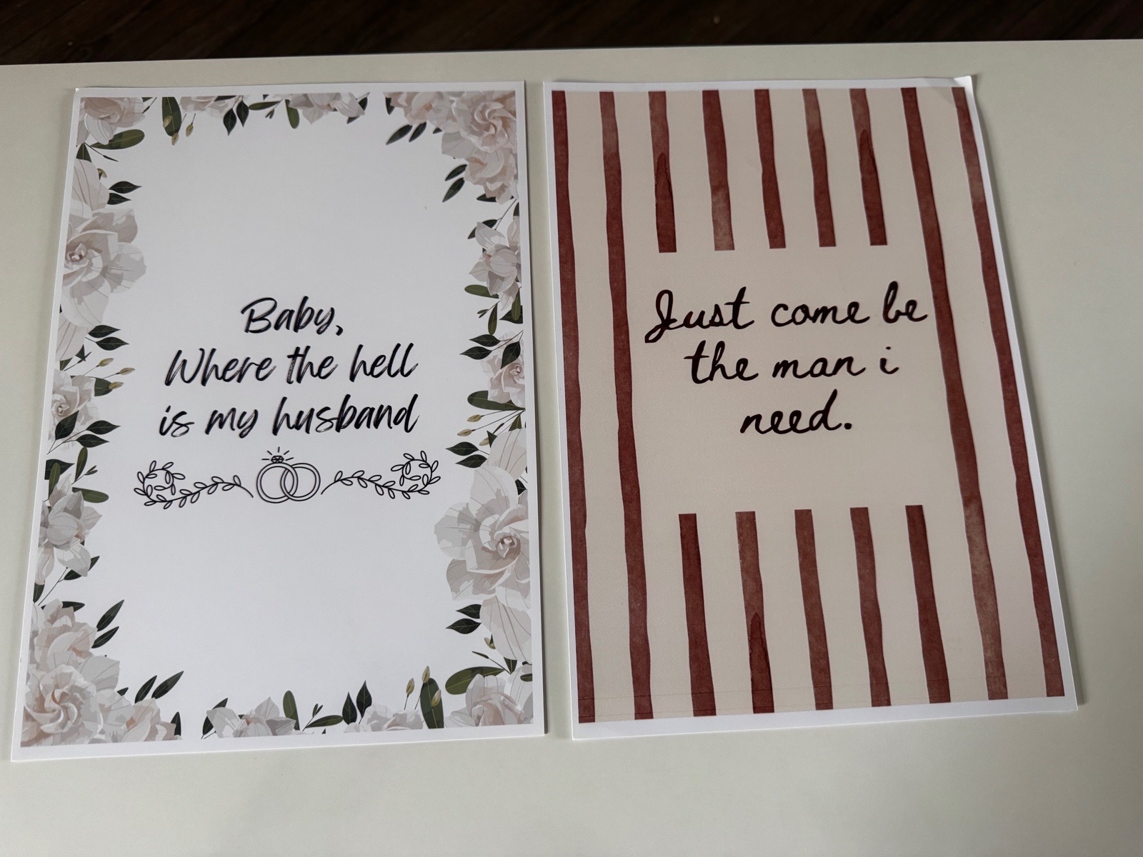 2X A4 song print