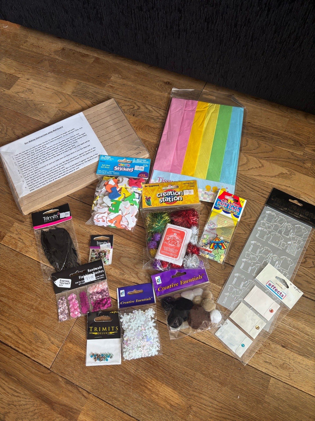 Large bundle of unopened scrapbooking embellishments accessories job lot