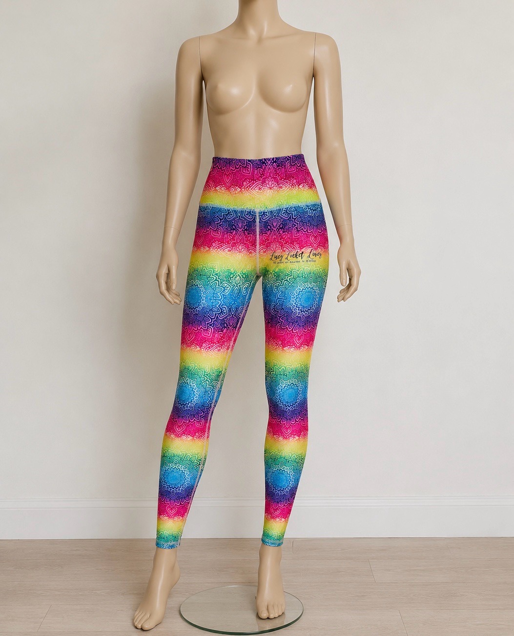 Rainbow Mandela women’s active size 8/10 leggings with pocket