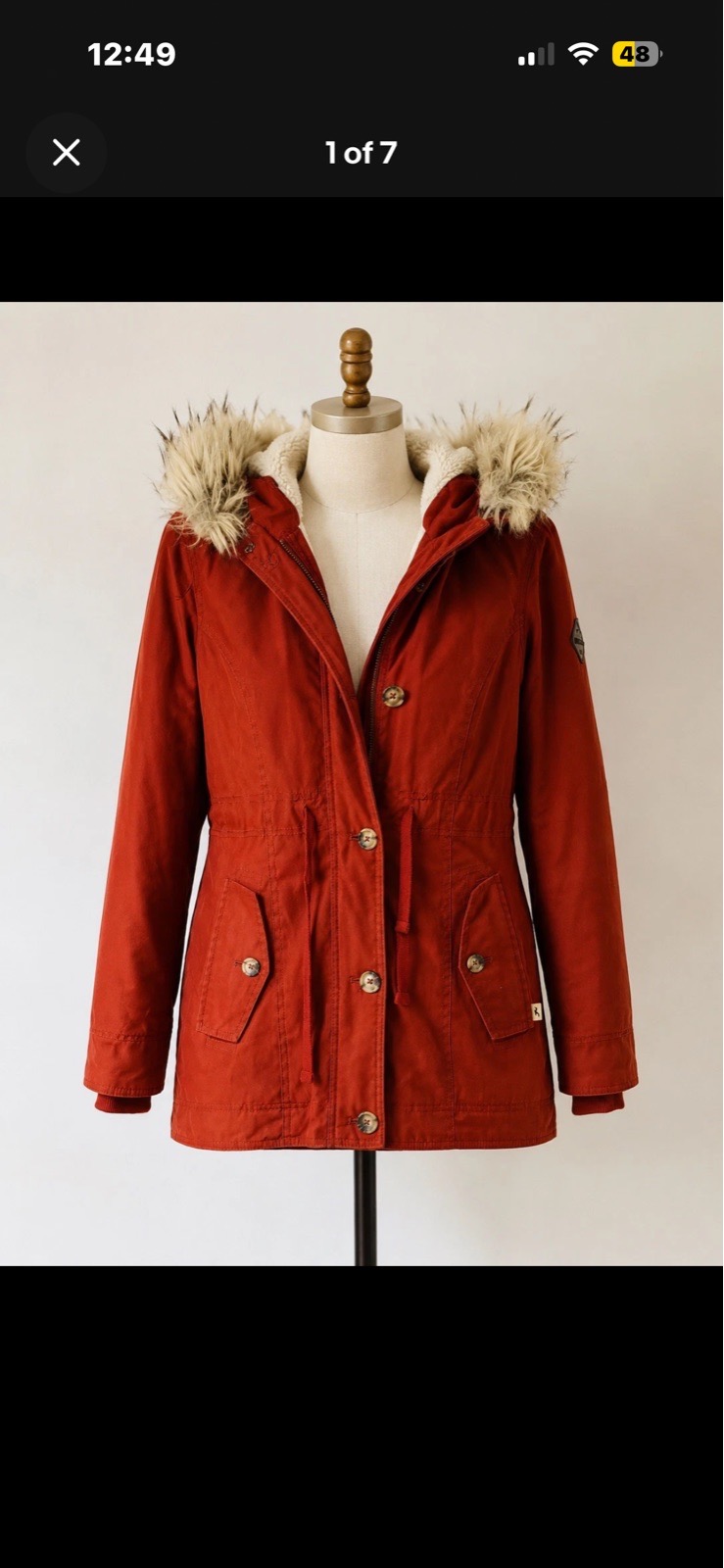 Hollister Winter Coat XS