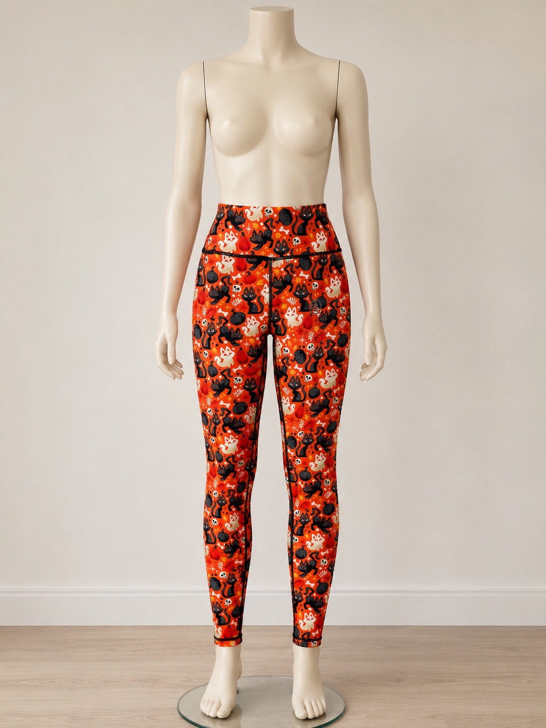 Halloween themed full length size 8/10 women’s active leggings