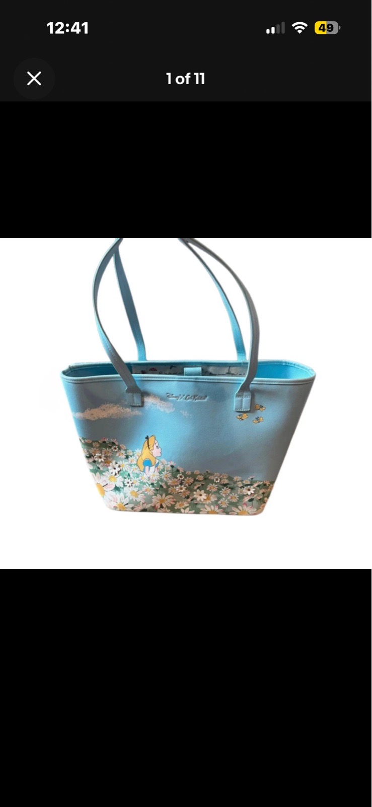 Cath Kidston X Disney Alice In Wonderland Limited Edition Tote Bag