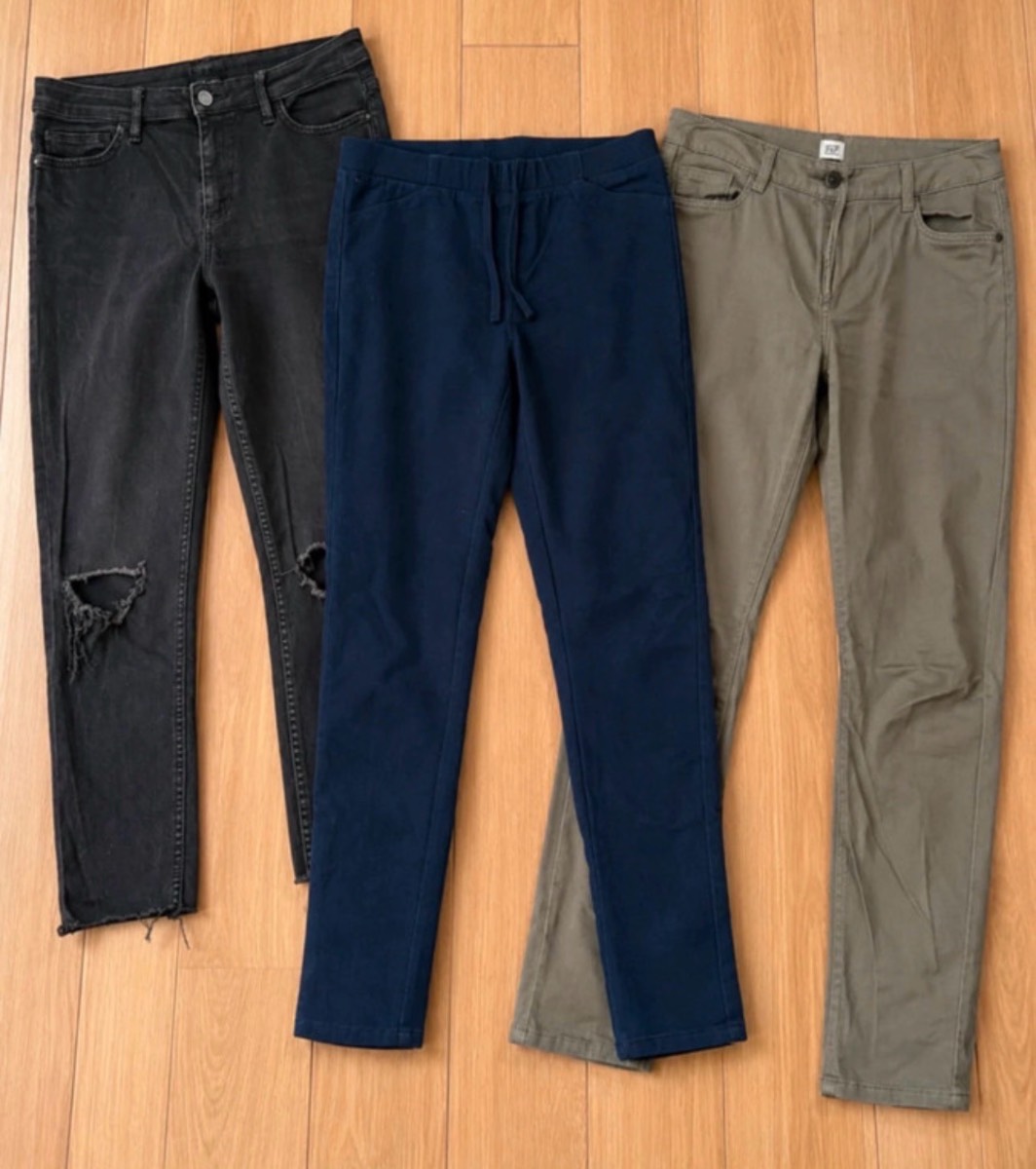 2x Denim Jeans & 1x Jeggings - Size 12