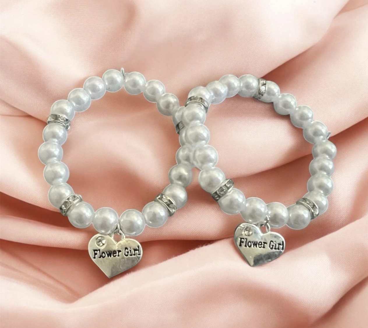 Flower girl bracelets we have 3