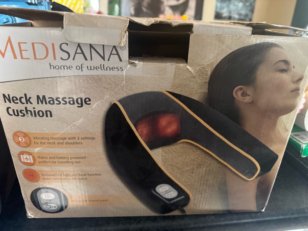 Medisana Neck Massage Cushion with Heat & Vibration (IAN 275360) Boxed