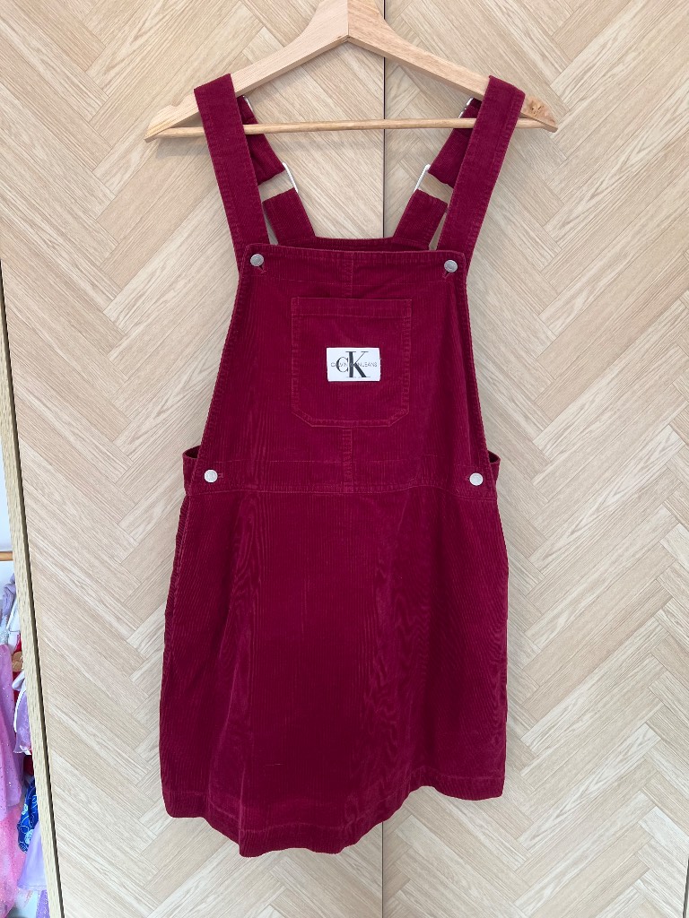 Calvin Klein Jeans Pinafore Dungarees Dress M women’s