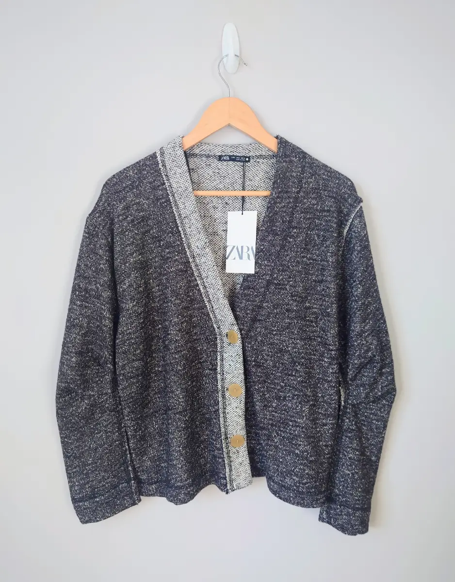 Zara contrast cardigan size S
