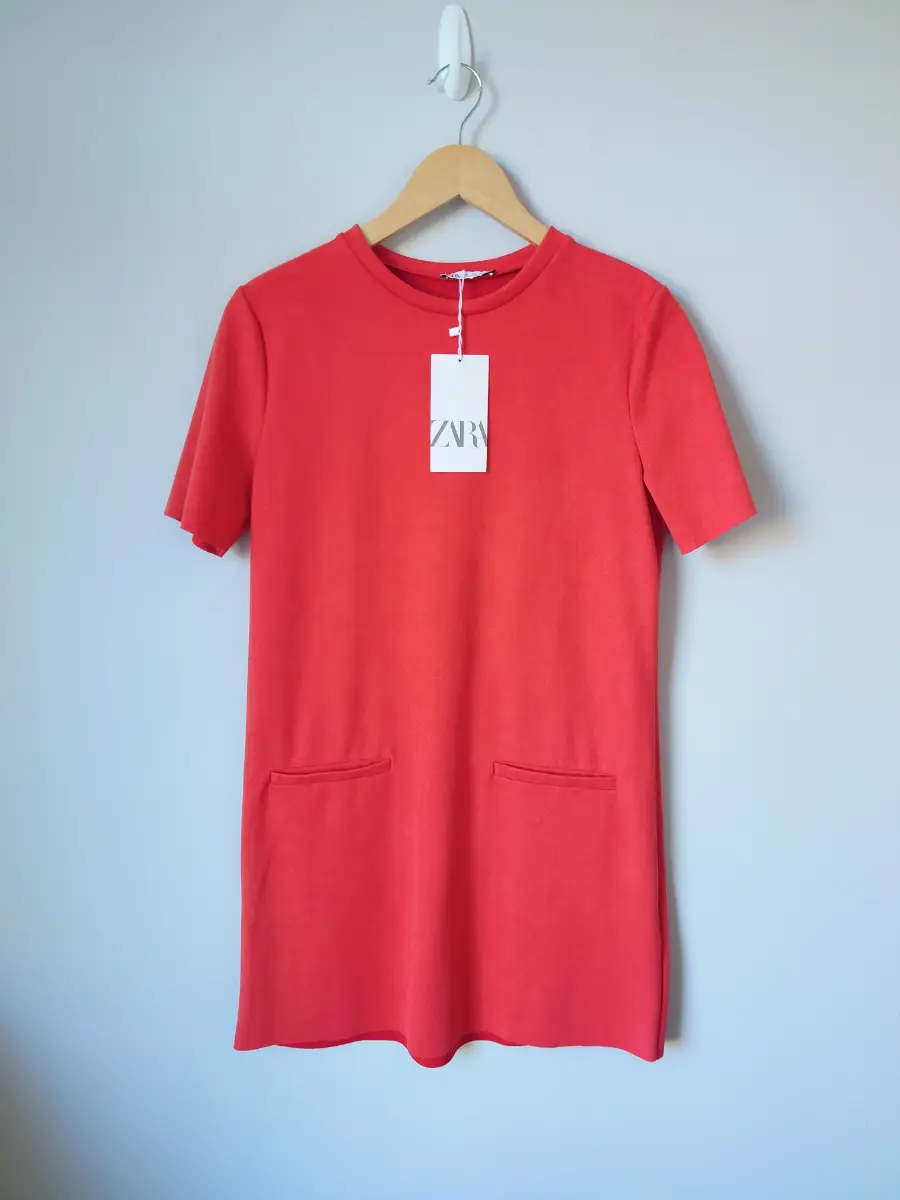 Brand new Zara faux suede dress size S