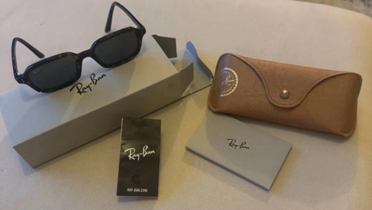 Ray-Ban Zuri RB4455 135987 Havana Dark Grey Sunglasses 52-19 – Brand New