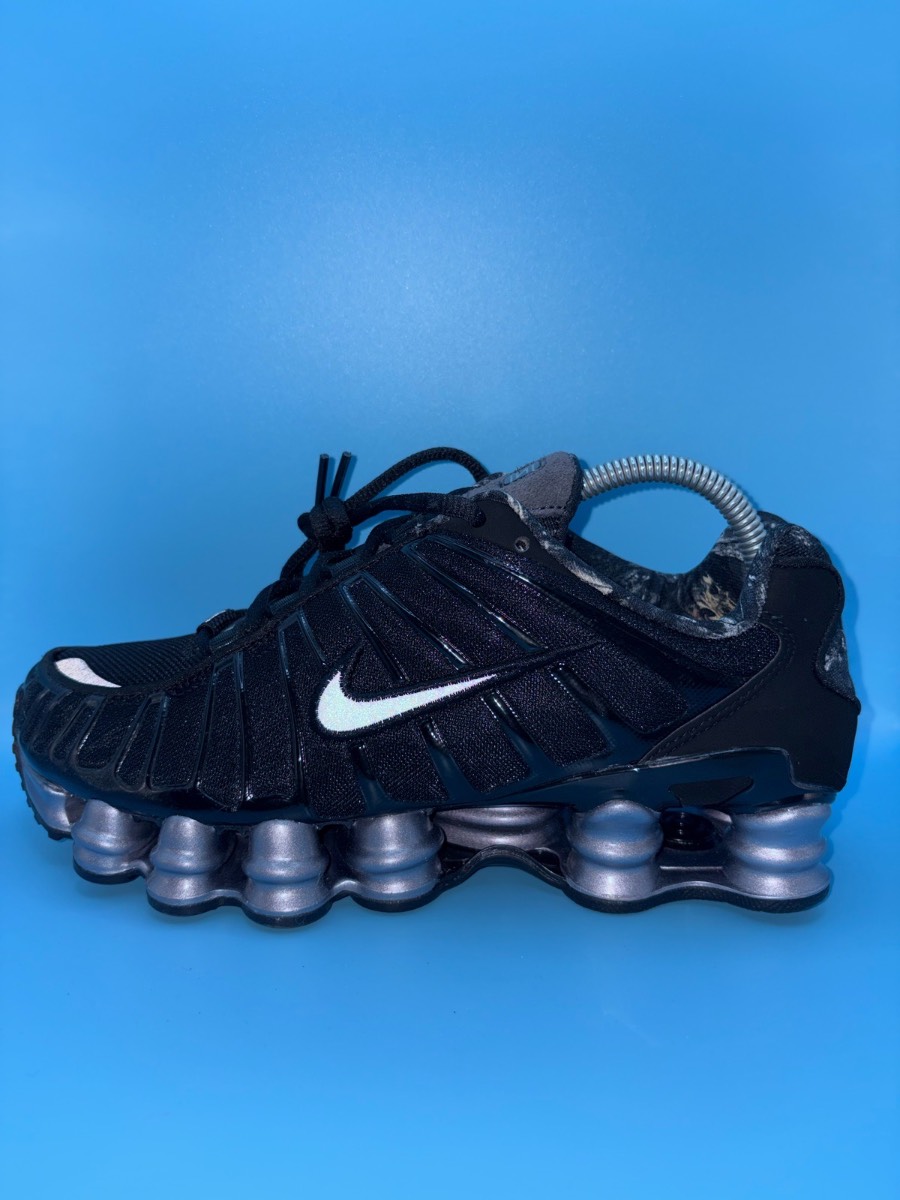 Nike Shox TL UK 6 EU 40 Black/Dark Smoke Grey IQ0299-010 Brand New Half Box
