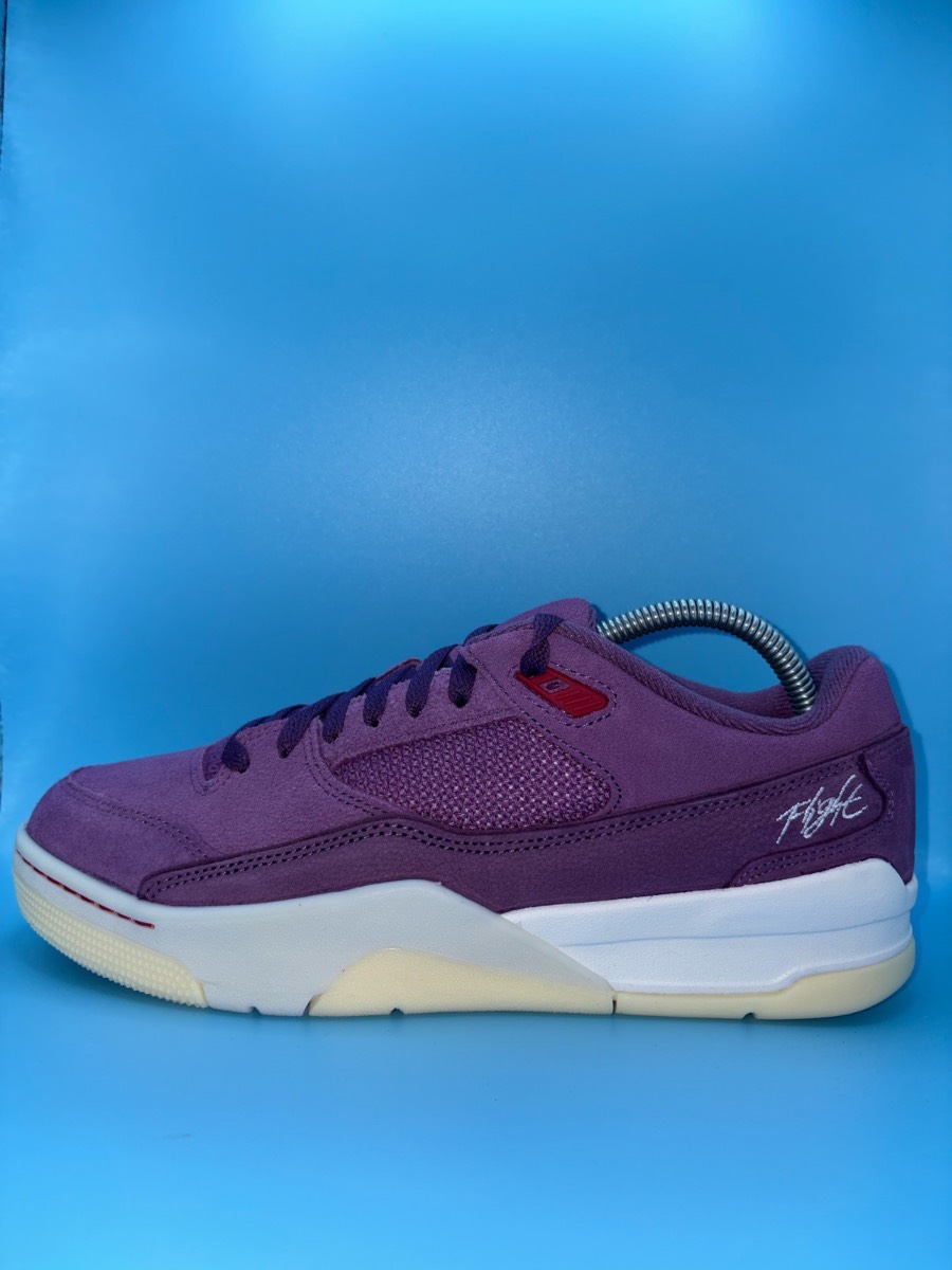 Nike Jordan Flight Court Vintage Purple Suede Shoes Size UK 8 HF3255 500