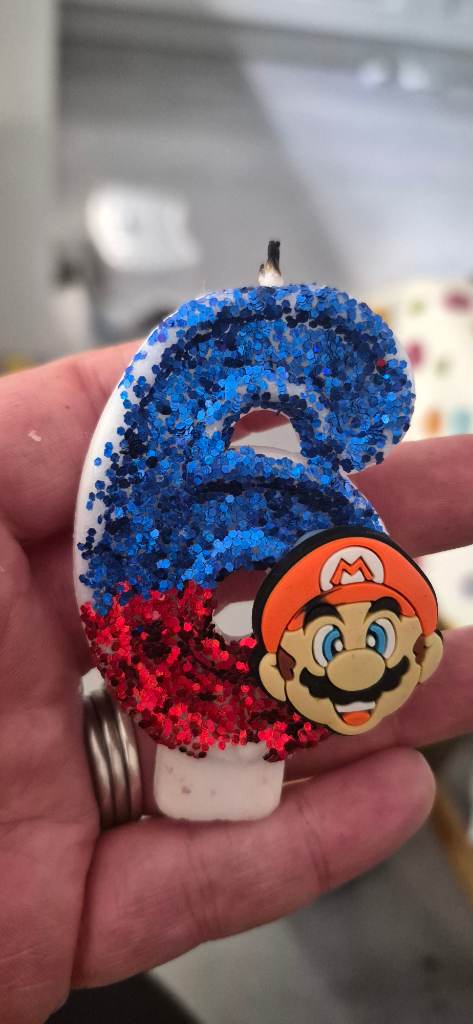Super Mario 6 candle