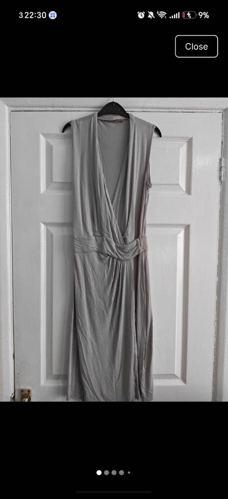 Gray allsaints sleeveless dress size 8