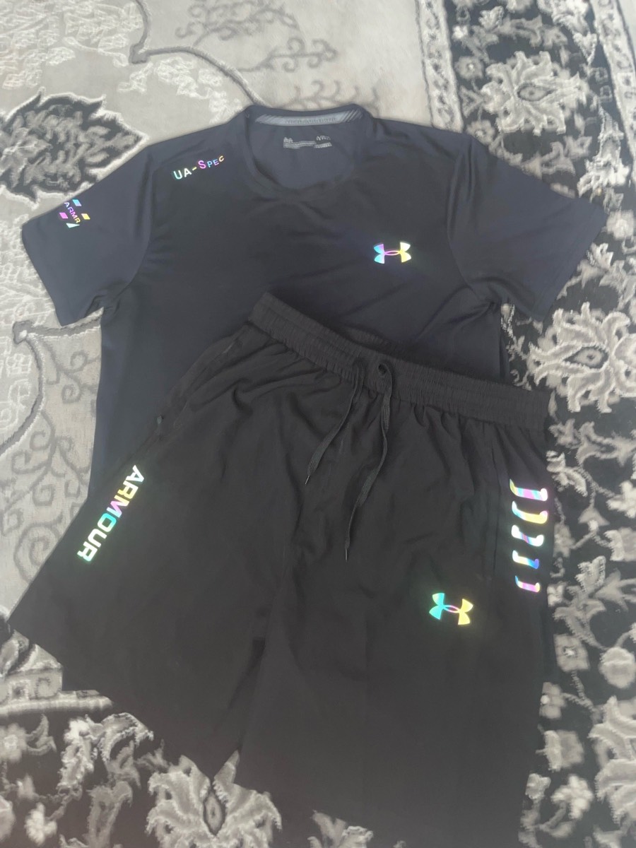 black under armour reflective set