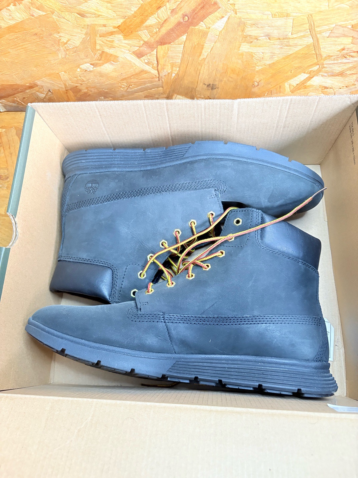 Timberland men's premium 6 waterproof boot Black nubuck uk size 10.5