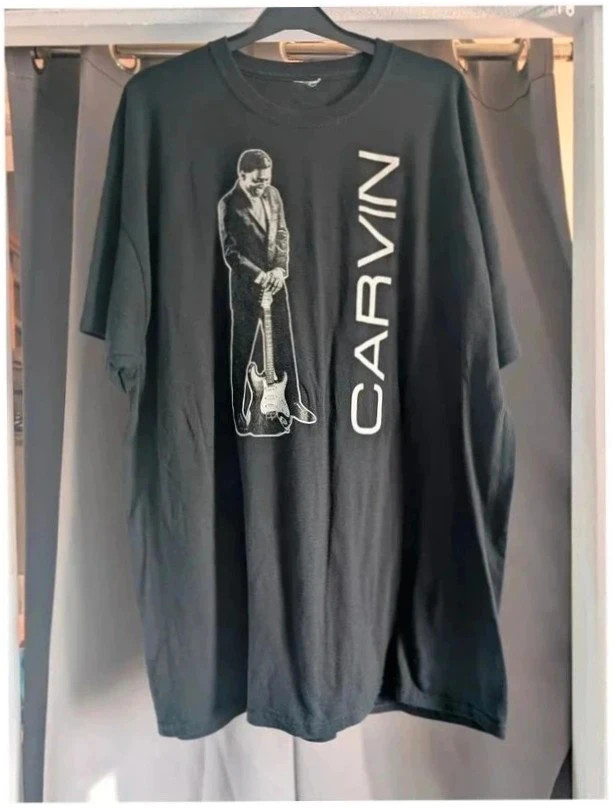Carvin Jones Band T Shirt Mens XL Black Blues Rock Tour Merch