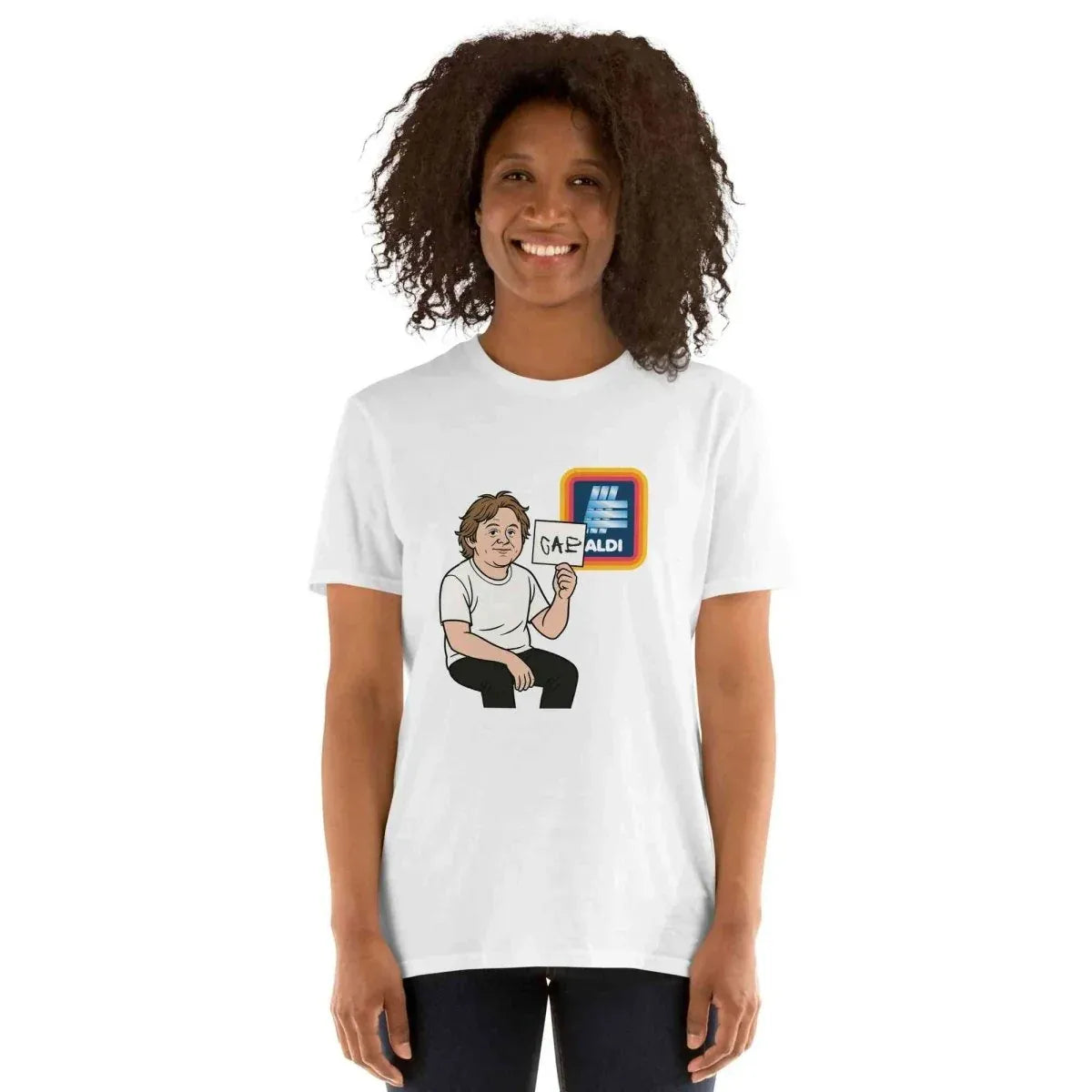 Alcyone213k Lewis Capaldi Cotton T-Shirt - Capaldi On Aldi