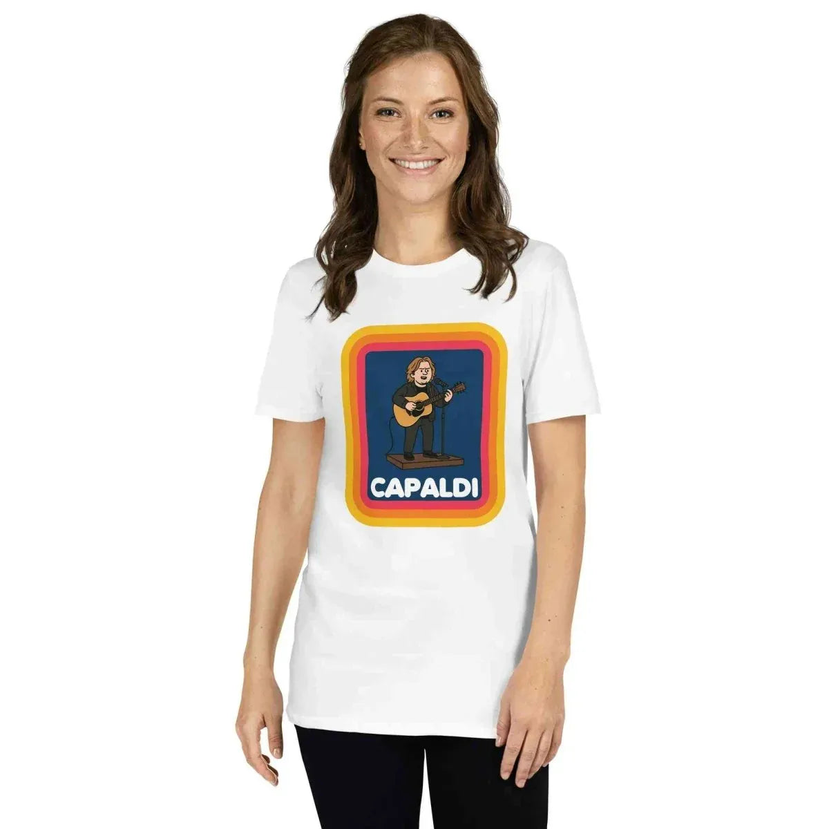Alcyone213k Lewis Capaldi Graphic T-Shirt - Capaldi On Aldi
