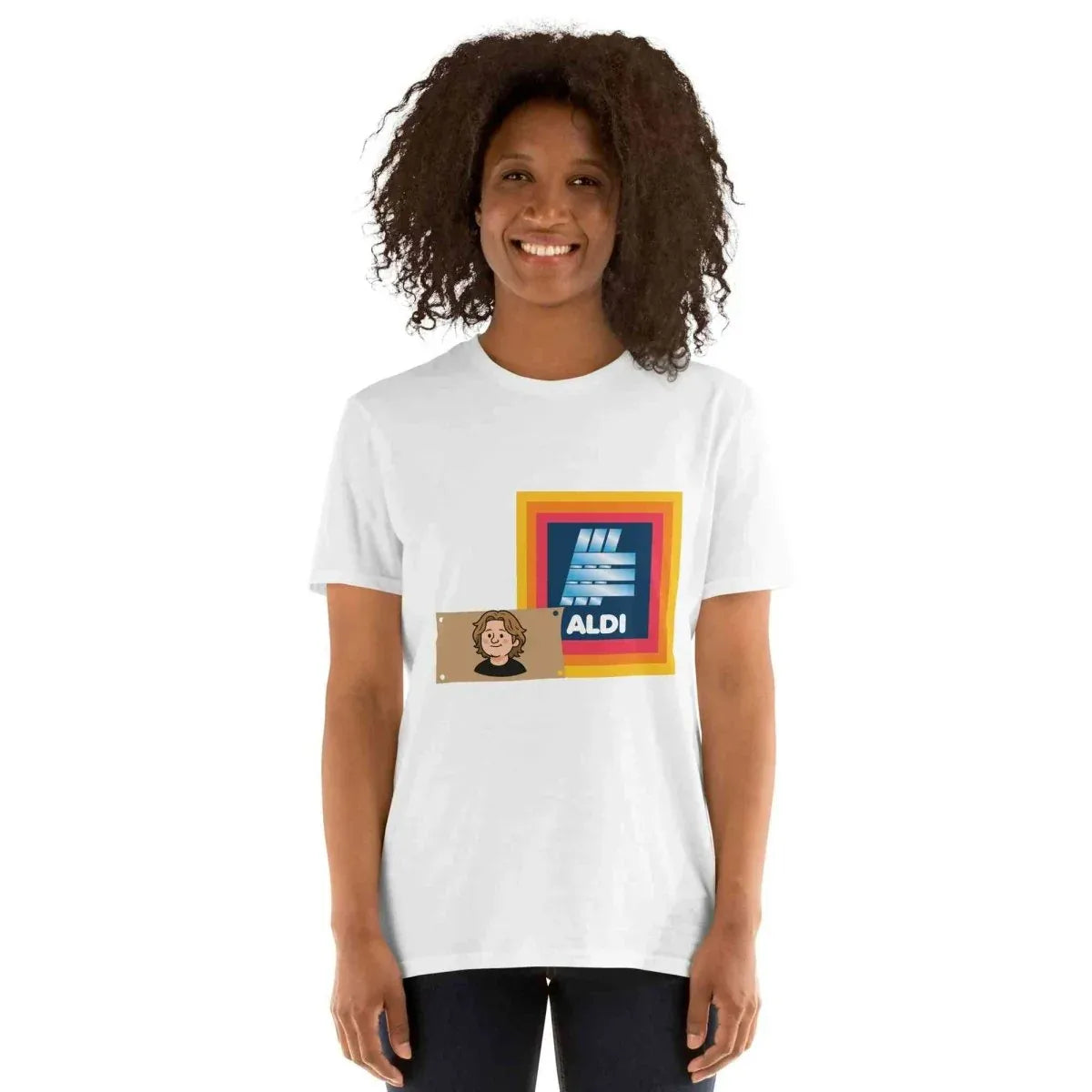 Alcyone213k Lewis Capaldi Graphic T-Shirt - Capaldi On Aldi