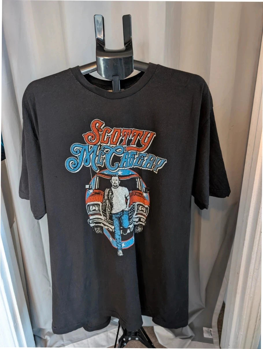 Official Scotty McCreery Country Music US Concert Tour Graphic T Shirt Size XXL Plus Size