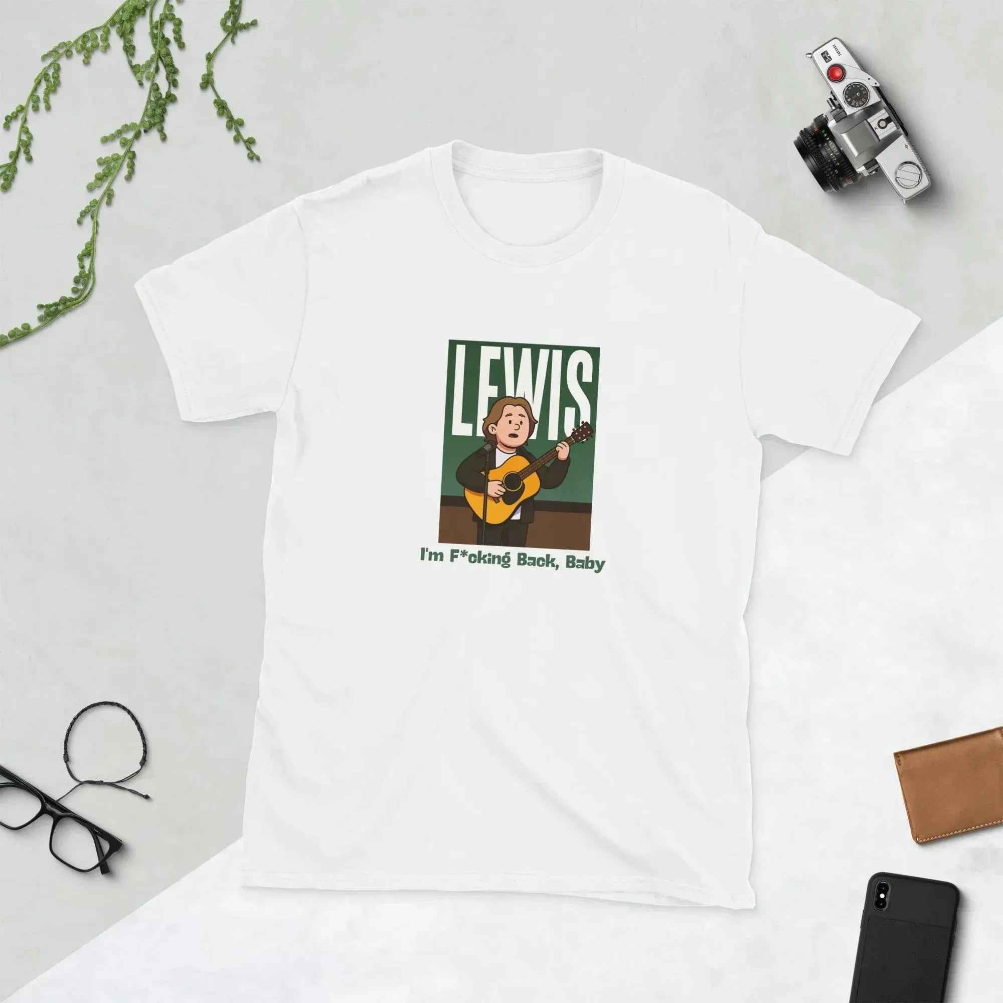 Alcyone213k Lewis Capaldi Fan T-Shirt Soft Cotton Tee- I'm Back