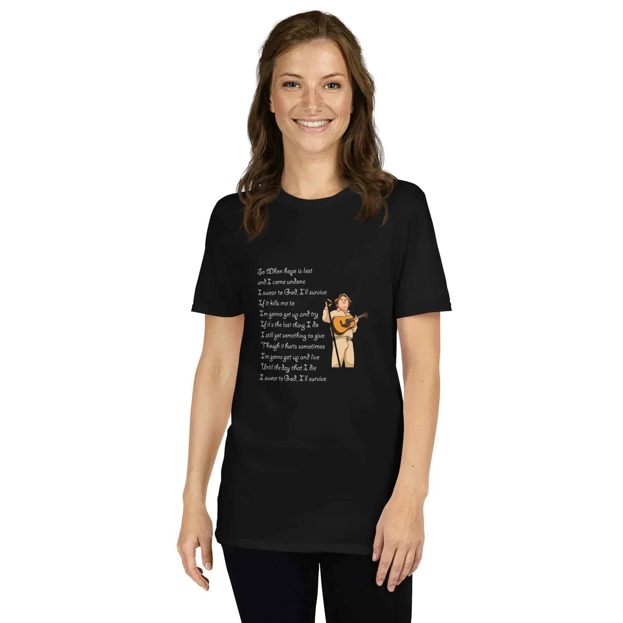 Alcyone213k Lewis Capaldi Survive T-Shirt for Fans, Soft Cotton