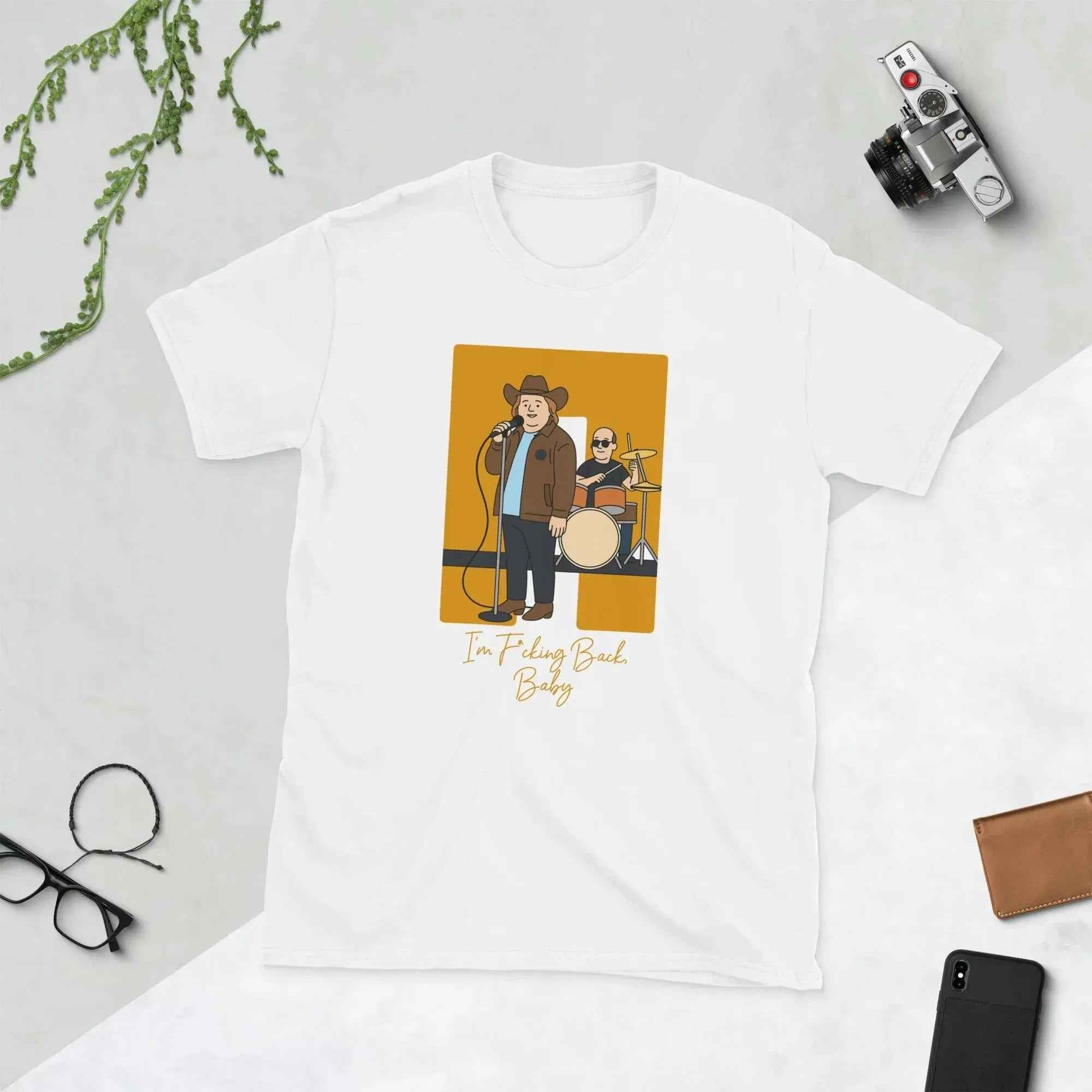 Alcyone213k Lewis Capaldi T-Shirt, Soft Cotton Everyday Tee- I'm Back