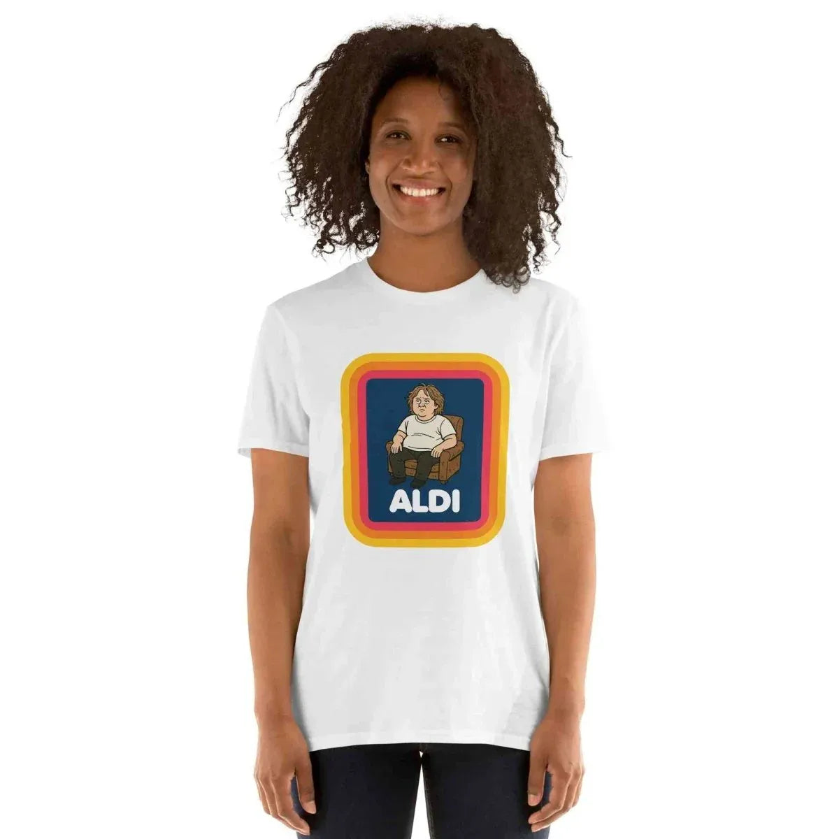 Alcyone213k Lewis Capaldi Music T-Shirt - Capaldi On Aldi