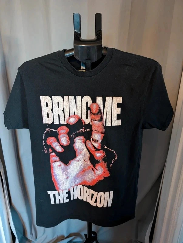 Official Bring Me The Horizon Graphic T Shirt Black M 10 12 Band Merch Tee